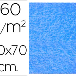 Fieltro Liderpapel 50x70cm. 160g/m² azul claro